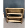 SECONDE MAIN - Étagère marron 3 niveaux bois Pin recyclé