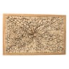 Decorative item, 120 x 70 cm, teak branches, natural frame | SECOND LIFE
