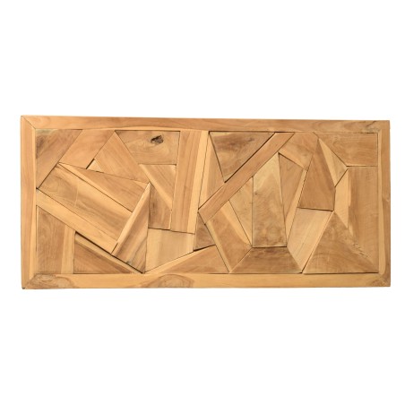 SECOND-HAND - Wall decoration 120x50cm geometric shapes in teak.