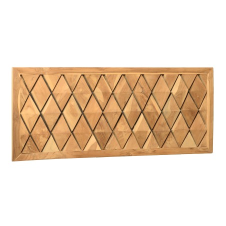 Wall decoration 120x50cm teak diamond pattern | SECOND LIFE