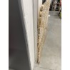 Décoration murale carrée 100x100cm mosaïques en teck - modèle 3 | SECONDE VIE