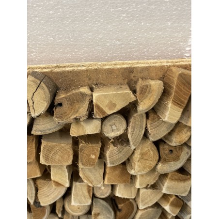 SECOND-HAND - Square wall decoration 100x100cm teak branches - model 2