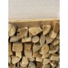 SECOND-HAND - Square wall decoration 100x100cm teak branches - model 2