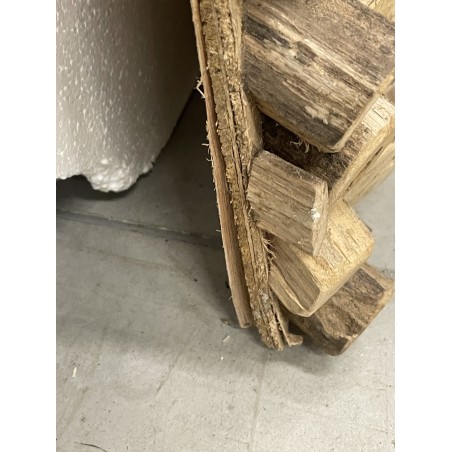 SECOND-HAND - Square wall decoration 100x100cm teak branches - model 2