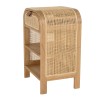 Chevet arrondi en bois et rotin avec 1 porte | Collection Amy Chevet arrondi en bois et rotin avec 1 porte | Collection Amy