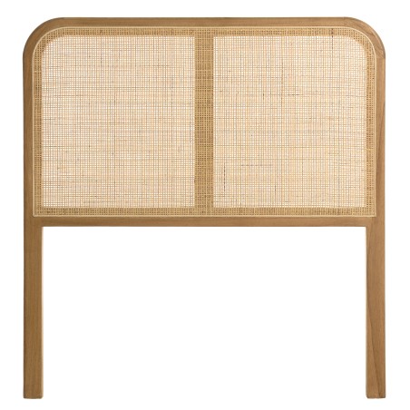 Tête de lit en bois et rotin naturel pour lits 80/90cm | Collection Amy