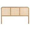 Tête de lit pour lits 140/160 cm en bois et rotin | Amy Tête de lit pour lits 140/160 cm en bois et rotin | Amy