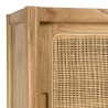 Dish cabinet with 2 shelves / 2 doors - Mindi / Rattan | Amy Collection Dish cabinet with 2 shelves / 2 doors - Mindi / Rattan | Amy Collection