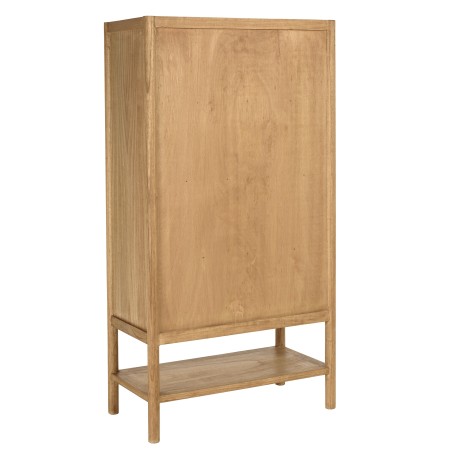 Dish cabinet with 2 shelves / 2 doors - Mindi / Rattan | Amy Collection