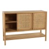 2-shelf, 3-door sideboard in mindi wood and natural rattan | Amy Collection 2-shelf, 3-door sideboard in mindi wood and natural rattan | Amy Collection