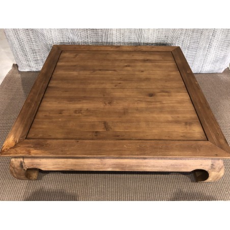 SECONDE MAIN - Table opium 120x120cm en teck recyclé