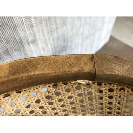 SECOND-HAND - armchairs with leather seats