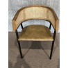 SECOND-HAND - armchairs with leather seats