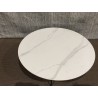 SECOND-HAND - Round coffee table 78x78cm with marble-effect top