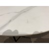 SECOND-HAND - Round coffee table 78x78cm with marble-effect top