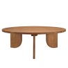 Table basse ronde D100cm en teck recyclé | Collection Sixtine