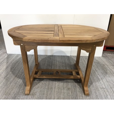 FUN Garden Table - Teak Wood - Oval - 120/180 x 90 cm