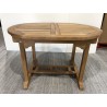 FUN Garden Table - Teak Wood - Oval - 120/180 x 90 cm FUN Garden Table - Teak Wood - Oval - 120/180 x 90 cm