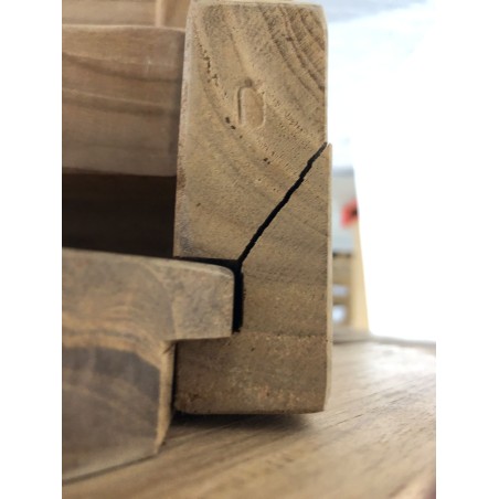 FUN Garden Table - Teak Wood - Oval - 120/180 x 90 cm