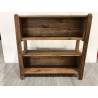 SANDY - Brown 3-tier Recycled Pine Wood Shelf SANDY - Brown 3-tier Recycled Pine Wood Shelf