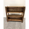SANDY - Brown 3-tier Recycled Pine Wood Shelf SANDY - Brown 3-tier Recycled Pine Wood Shelf