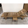 Premium Teak Sun Lounger with Wheels - Rot-Resistant Garden Furniture Premium Teak Sun Lounger with Wheels - Rot-Resistant Garden Furniture