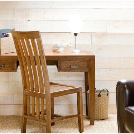 Lot de 2 chaises baléro bois LAUREN