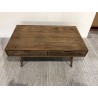 ANDY - Brown Rectangular Scandi Coffee Table with 4 Drawers | Pine Wood ANDY - Brown Rectangular Scandi Coffee Table with 4 Drawers | Pine Wood