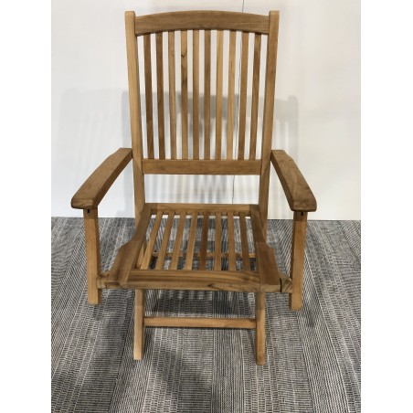 SECONDE MAIN - Fauteuil de jardin Lombock en bois Teck