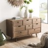 Commode scandi bois marron 8 tiroirs | Second Hand Commode scandi bois marron 8 tiroirs | Second Hand