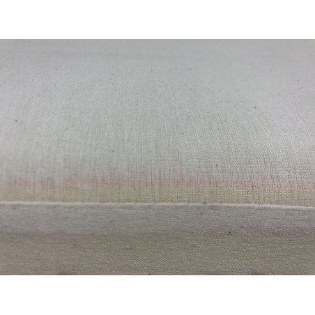 2-seater sofa with white cushions, wood and rattan | Second Hand