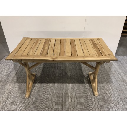 WILL Desk 120x60cm - Natural Teak Branches | Second Hand