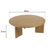 Table basse ronde 80cm | Seconde main Table basse ronde 80cm | Seconde main