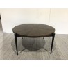 Round coffee table 80x80cm recycled wood with metal legs | Second Hand Round coffee table 80x80cm recycled wood with metal legs | Second Hand