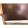 Teak and brown leather armchair | SECOND-HAND Teak and brown leather armchair | SECOND-HAND