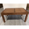 Table à manger rect. rallonge 160/200cm bois Mindi marron | Seconde Main Table à manger rect. rallonge 160/200cm bois Mindi marron | Seconde Main