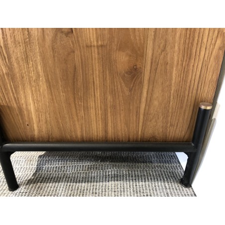 Buffet 4 portes 2 niches en bois de teck recyclé | Seconde Main