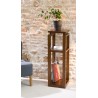 Sellette marron 3 niveaux bois Mindi LORINE