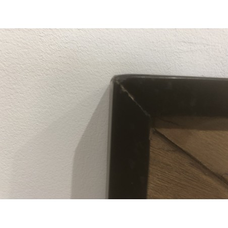 Décoration murale bois  rectangulaire Teck recyclé nature | Seconde Main