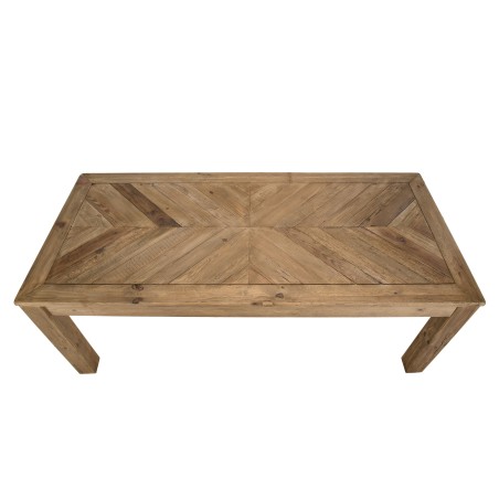 200x90cm dining table in recycled pine | Sandy