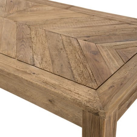 Table à manger 200x90cm bois Pin recyclé | Sandy