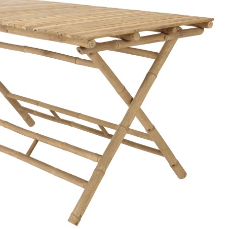 140x70cm folding bamboo dining table | Macabane Furniture