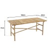Table à manger en bambou 160x80cm | Collection Vital