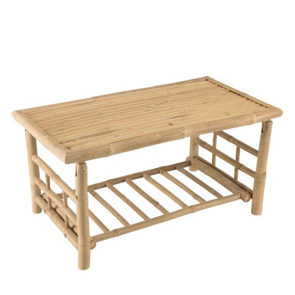 Rectangular bamboo coffee table 90x49cm | Vital Collection