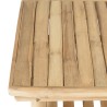 Bamboo console table with 2 shelves, 100x40cm | Vital Collection