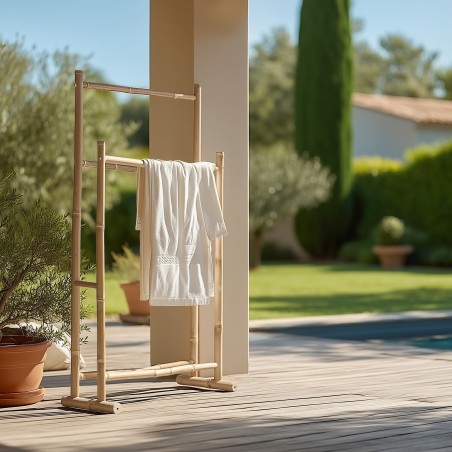 Double bamboo towel rack | Vital Collection