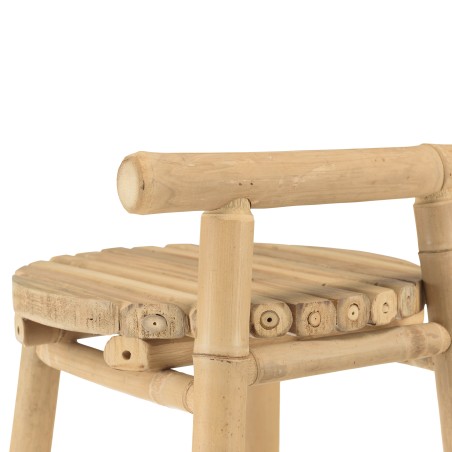 1 bar, 1 parasol and 2 stools with bamboo backrests | Vital Collection