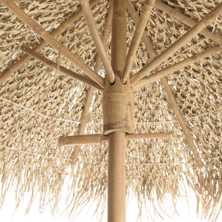 1 bar, 1 parasol and 2 stools with bamboo backrests | Vital Collection