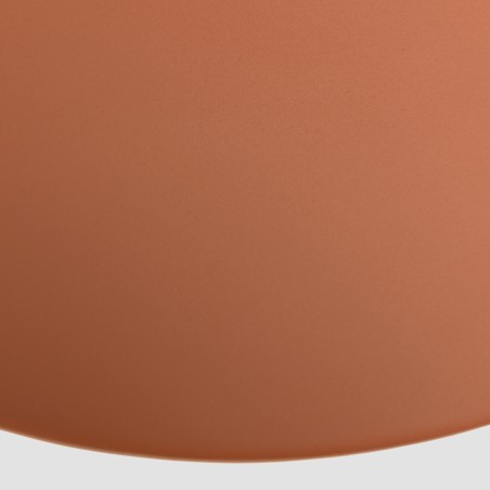 Table basse ronde 60cm en fer couleur marron mat | Hortense