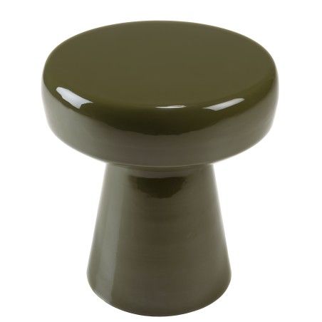 Table d'appoint design en fer couleur vert sapin | Collection HORTENSE